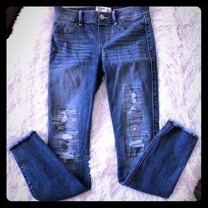 Girls demin Abercrombie jeggings